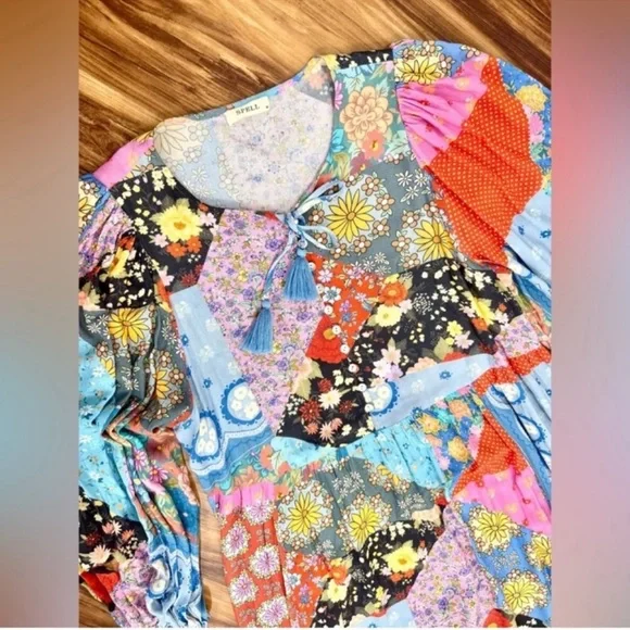 Spell Multicolor Bohemian Maxi Dress - Picture 11 of 15